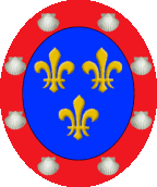 Timbre y campo del escudo de armas de Isabel de Borb�n-Parma / blason de �lisabeth de Bourbon Parme / Borboi Parmako Elisabeten armarria / Stemma di Elisabetta di Borbone-Parma / Coat of Arms of Elizabeth of Bourbon Parma / Wappen Elisabeth von Bourbon-Parma