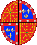 Cuartelado din�stico Navarra-Borb�n Parma.